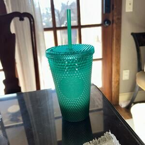 New Starbucks green ombré studded tumbler